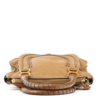 Chloe Light Brown Marcie Shoulder Bag