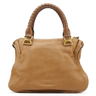 Chloe Light Brown Marcie Shoulder Bag