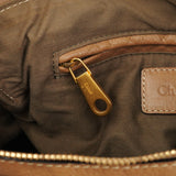 Chloé Sac porté épaule Marcie en cuir marron clair