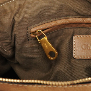 Chloe Light Brown Marcie Shoulder Bag