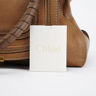 Chloe Light Brown Marcie Shoulder Bag