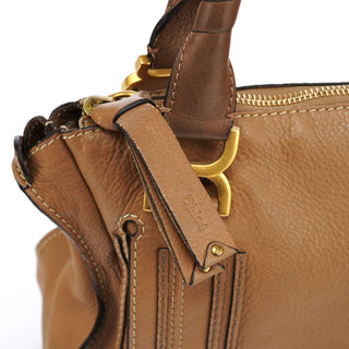 Chloe Light Brown Marcie Shoulder Bag