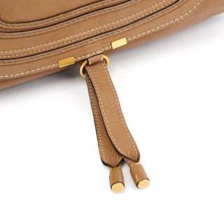 Chloe Light Brown Marcie Shoulder Bag