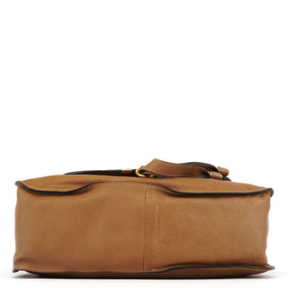 Chloe Light Brown Marcie Shoulder Bag