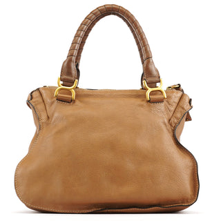 Chloe Light Brown Marcie Shoulder Bag