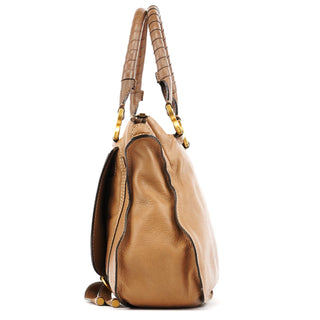 Chloe Light Brown Marcie Shoulder Bag