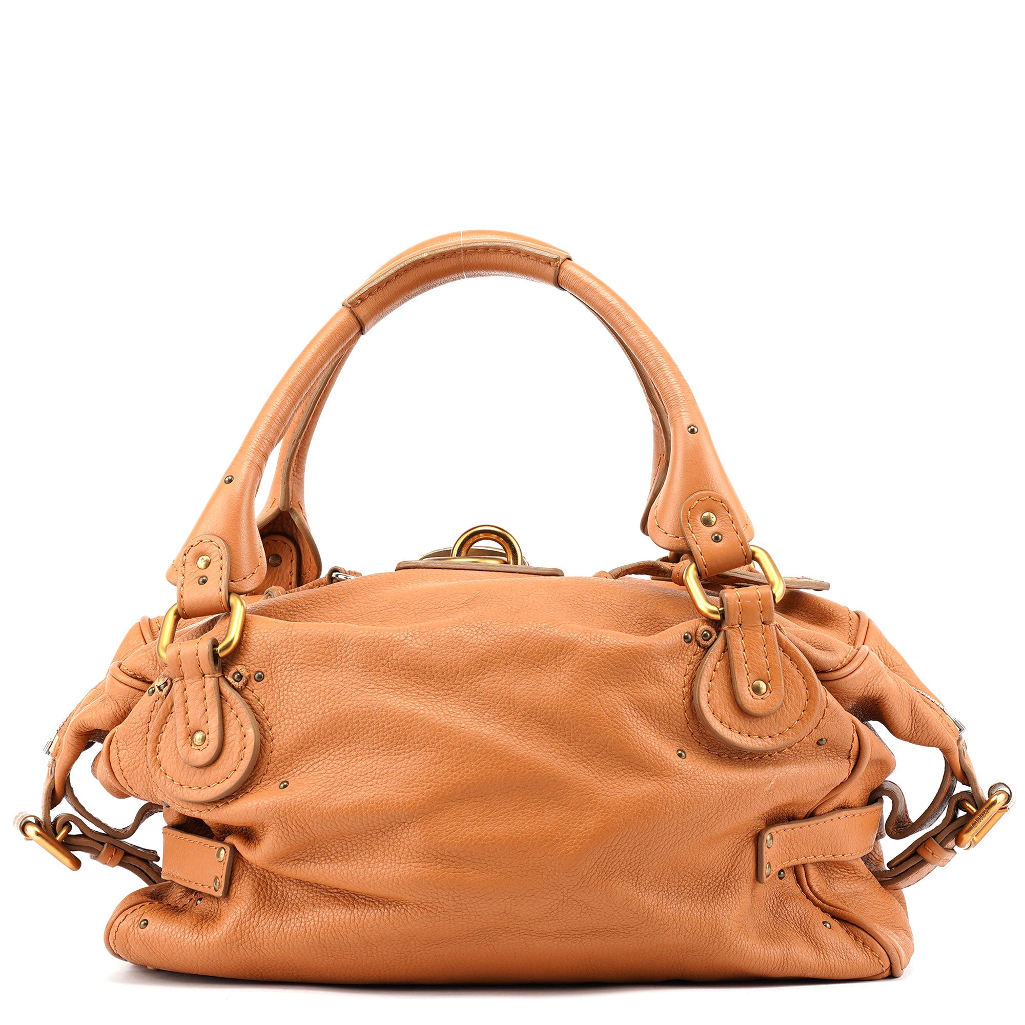 Chloé Light Brown Paddington Pocket Shoulder Bag