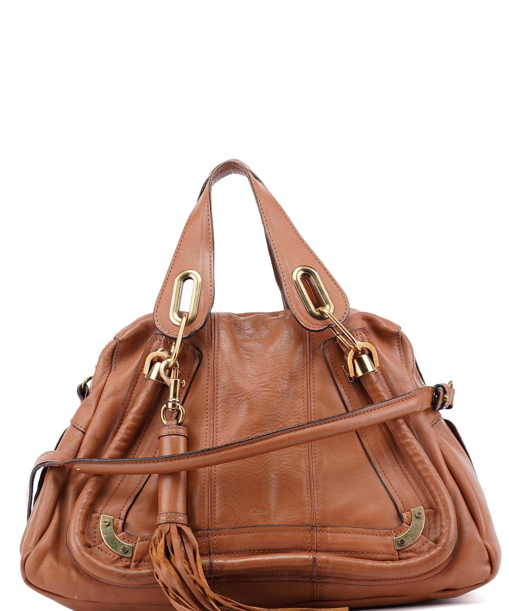 Chloé Light Brown Paraty 2-Way Shoulder Bag