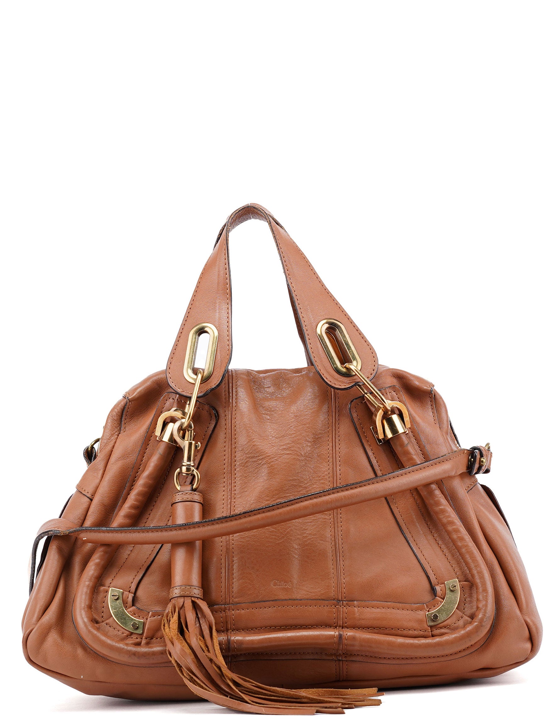 Chloé Light Brown Paraty 2-Way Shoulder Bag