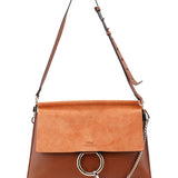 Chloé Light Brown Suede Boho Shoulder Bag