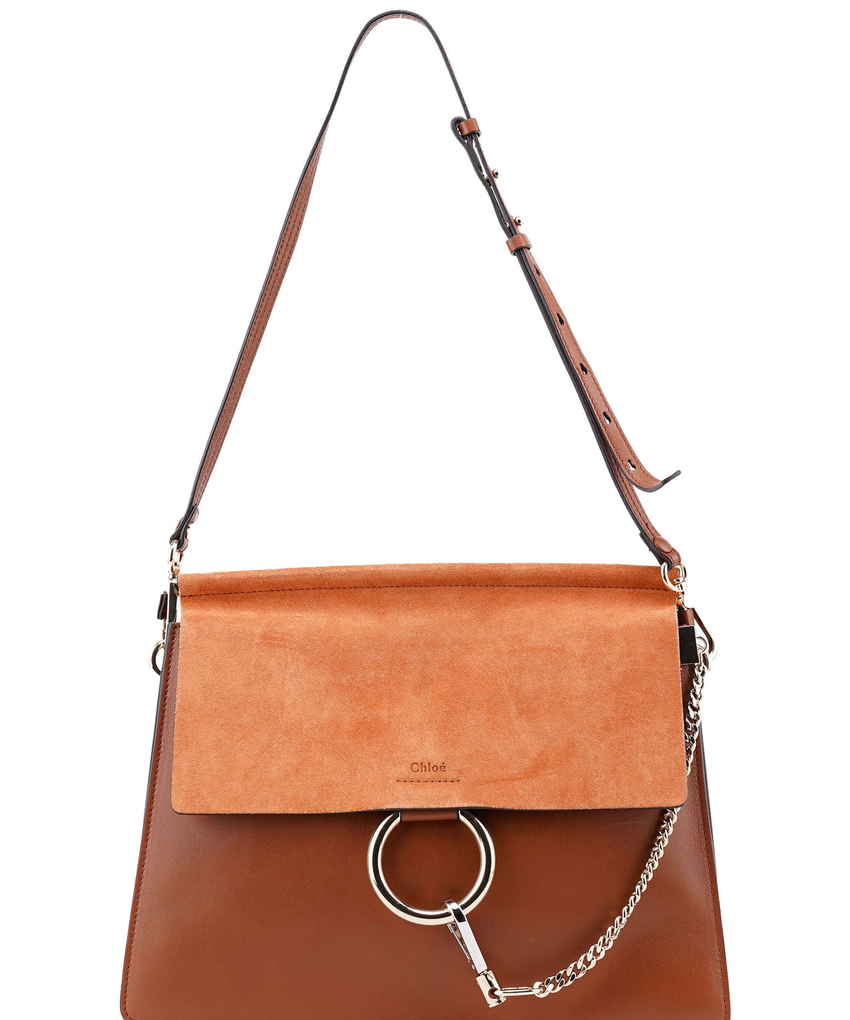 Chloé Light Brown Suede Boho Shoulder Bag