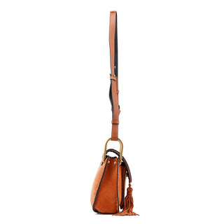 Chloé Light Brown Suede Leather Shoulder Bag