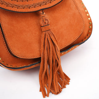 Chloé Light Brown Suede Leather Shoulder Bag