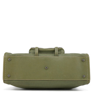 Chloé Light Green Leather Edith 2-Way Tote Bag