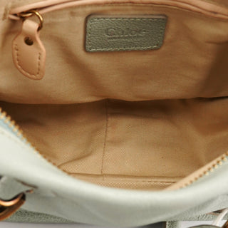 Chloé Light Green Leather Paraty 2-Way Bag