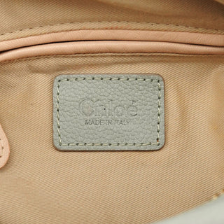 Chloé Light Green Leather Paraty 2-Way Bag