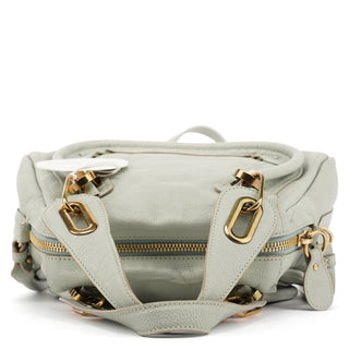 Chloé Light Green Leather Paraty 2-Way Bag