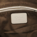 Chloé Sac deux portés Marcie en cuir gris clair