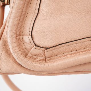 Chloé Light Pink Leather Paraty 2-Way Shoulder Bag