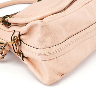 Chloé Light Pink Leather Paraty 2-Way Shoulder Bag