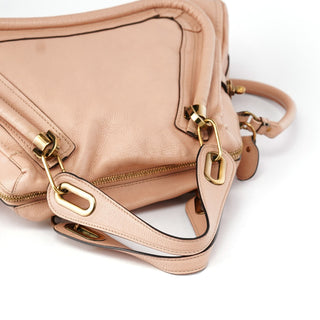 Chloé Light Pink Leather Paraty 2-Way Shoulder Bag