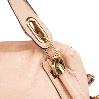 Chloé Light Pink Leather Paraty 2-Way Shoulder Bag