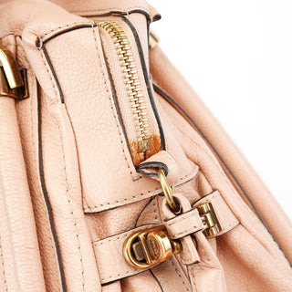 Chloé Light Pink Leather Paraty 2-Way Shoulder Bag