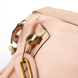 Chloé Light Pink Leather Paraty 2-Way Shoulder Bag