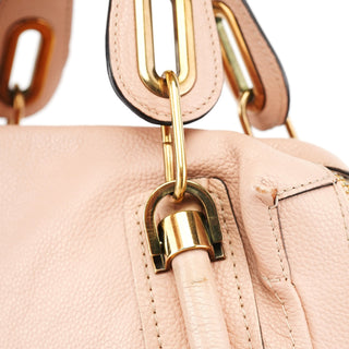 Chloé Light Pink Leather Paraty 2-Way Shoulder Bag