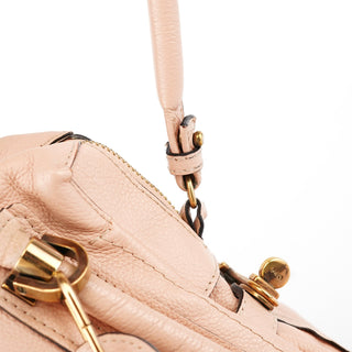 Chloé Light Pink Leather Paraty 2-Way Shoulder Bag