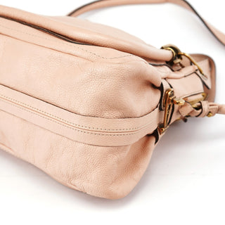 Chloé Light Pink Leather Paraty 2-Way Shoulder Bag