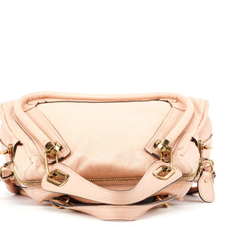 Chloé Light Pink Leather Paraty 2-Way Shoulder Bag