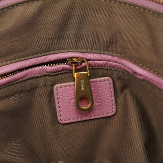 Chloe Lilac Leather Marcie 2-Way Bag