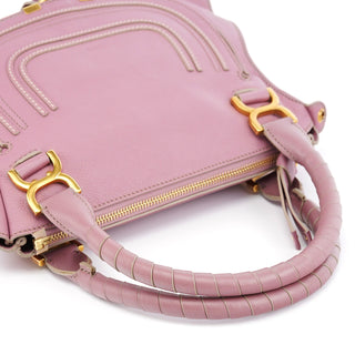 Chloe Lilac Leather Marcie 2-Way Bag