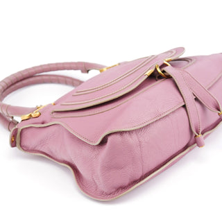 Chloe Lilac Leather Marcie 2-Way Bag
