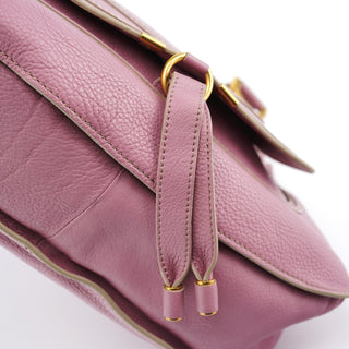 Chloe Lilac Leather Marcie 2-Way Bag