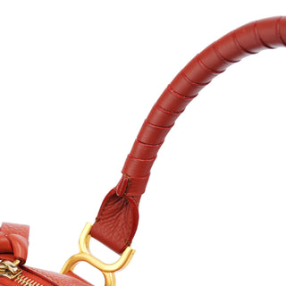 Chloe Maple Red Leather Marcie 2-Way Bag