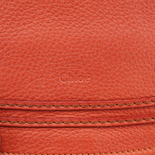 Chloe Maple Red Leather Marcie 2-Way Bag