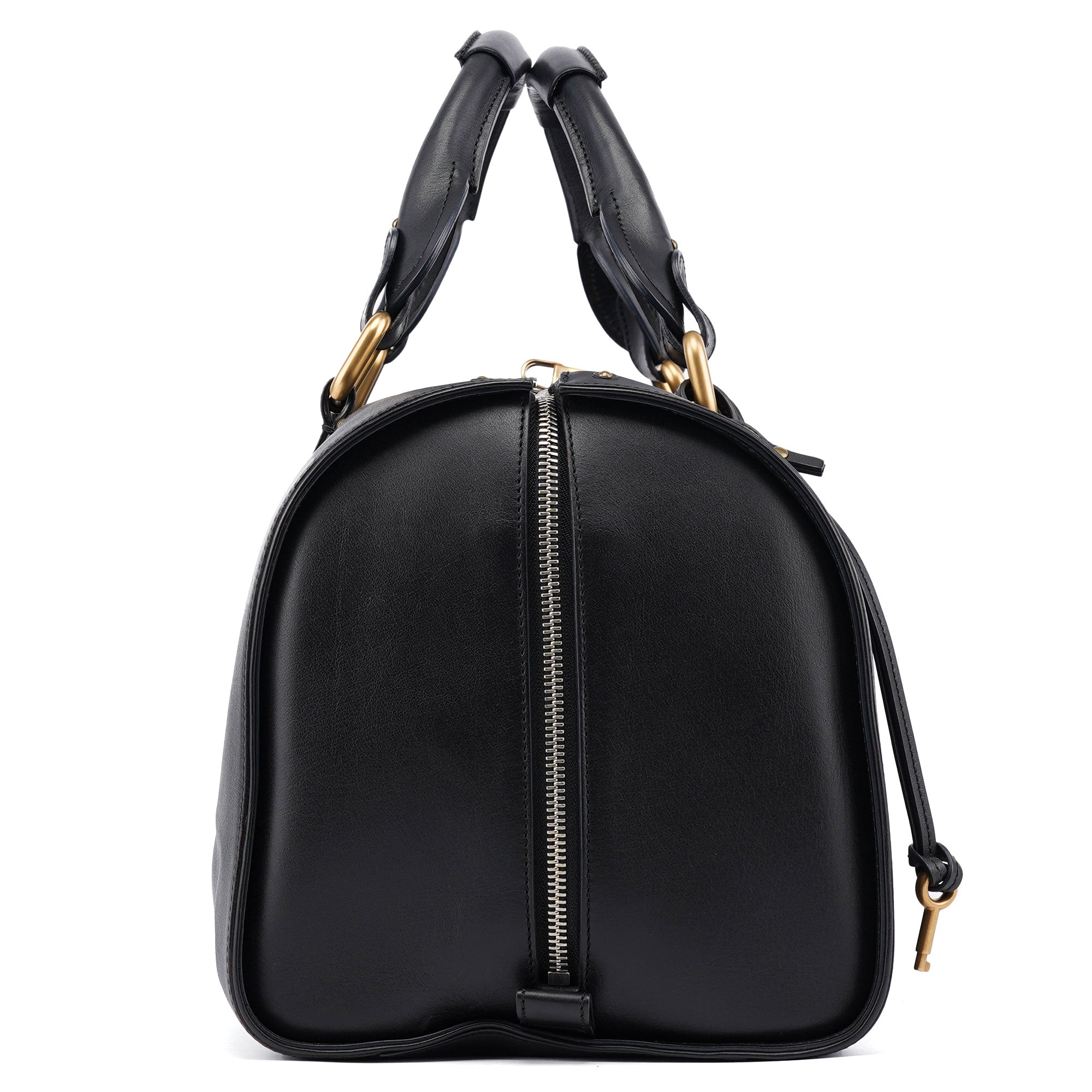 Chloé Matte Black Leather Paddington Boston Bag