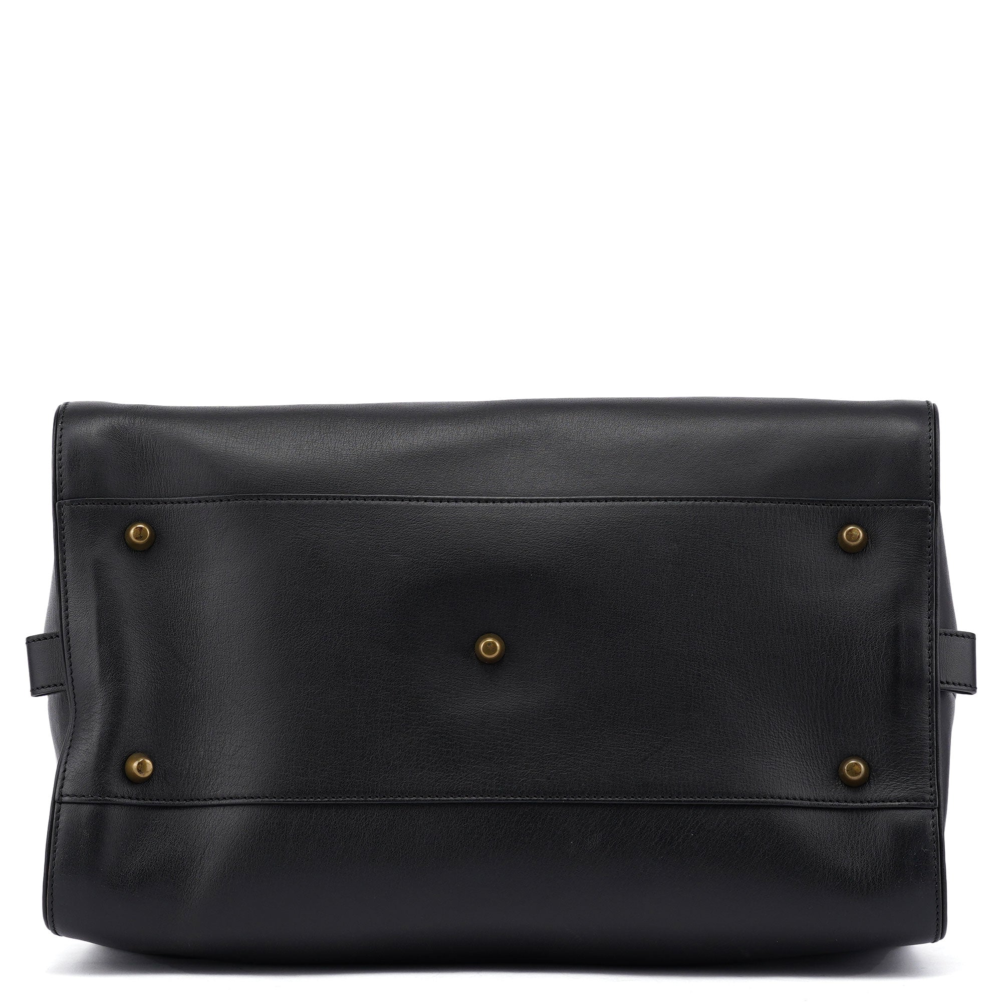 Chloé Matte Black Leather Paddington Boston Bag