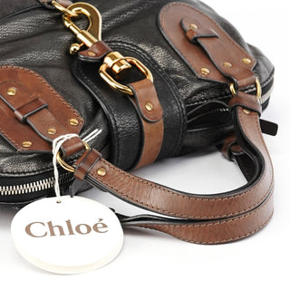 Chloe Metallic Leather Kerala Tote Bag