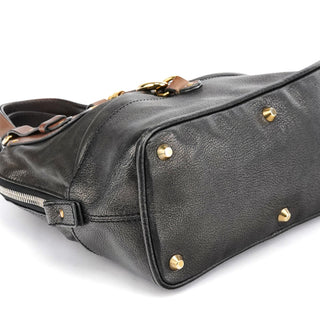 Chloe Metallic Leather Kerala Tote Bag