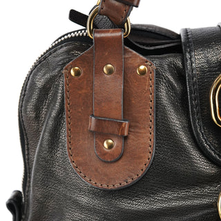 Chloe Metallic Leather Kerala Tote Bag
