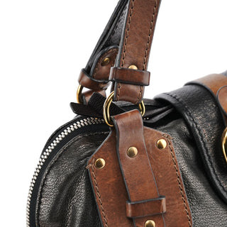Chloe Metallic Leather Kerala Tote Bag