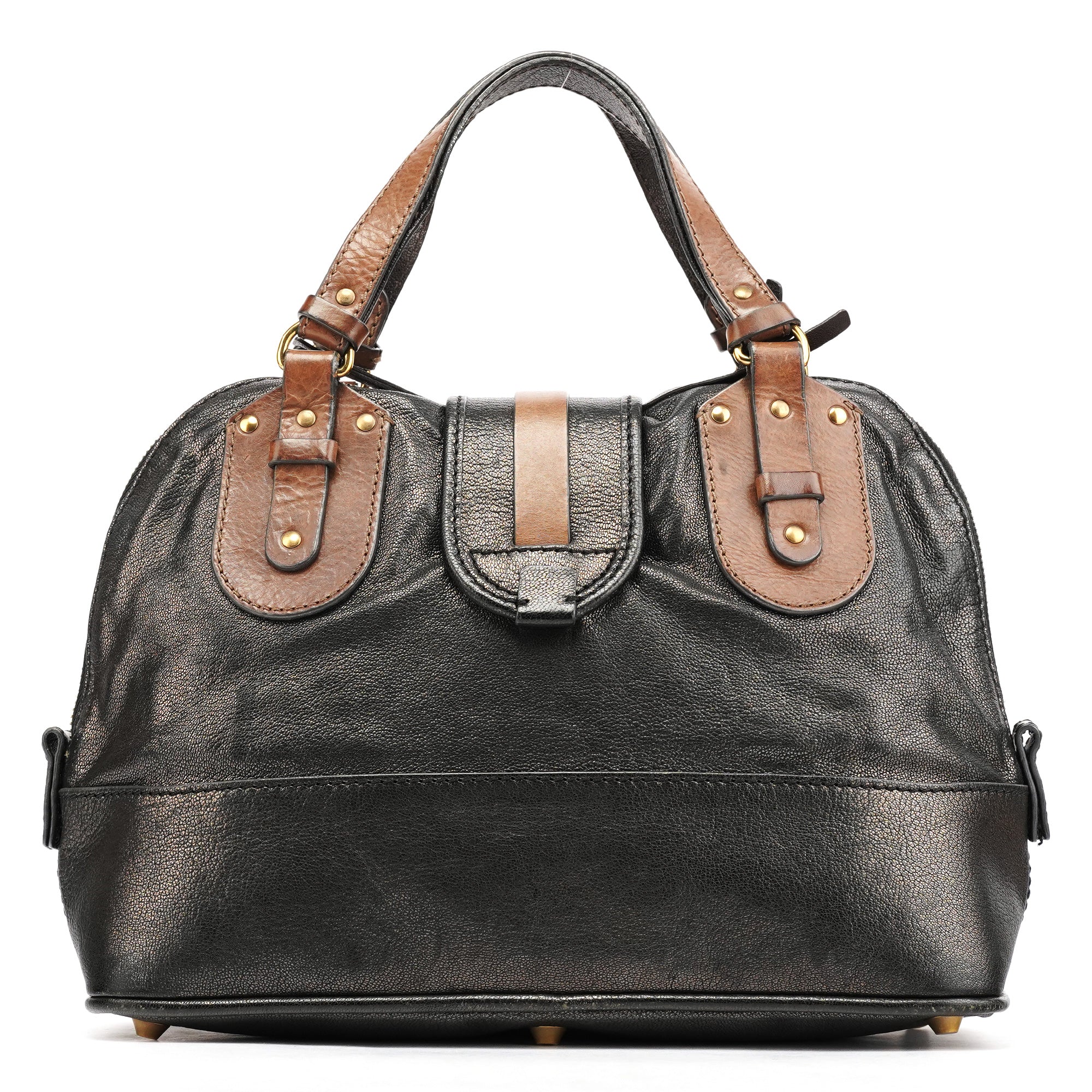 Chloé Kerala Tote Bag aus Metallic-Leder
