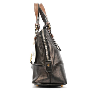 Chloe Metallic Leather Kerala Tote Bag