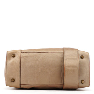 Chloe Metallic Leather Tracy Tote Bag