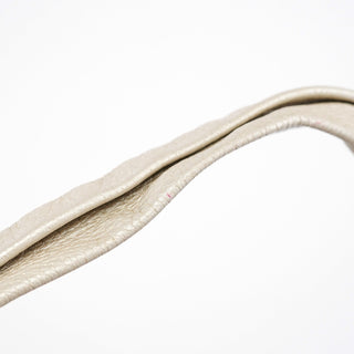 Chloé Metallic White Leather Bittersweet Shoulder Bag