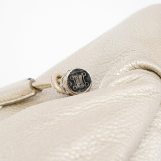 Chloé Metallic White Leather Bittersweet Shoulder Bag