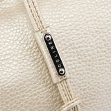 Chloé Metallic White Leather Bittersweet Shoulder Bag